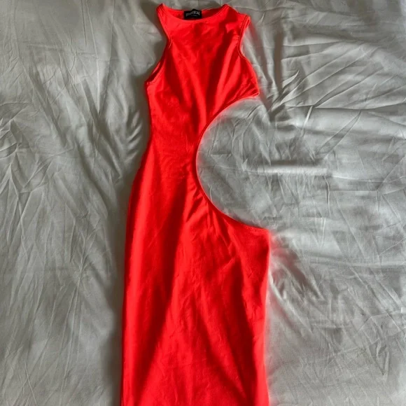 prix workshop cut out dress milie twist-detail cut-out mini dress